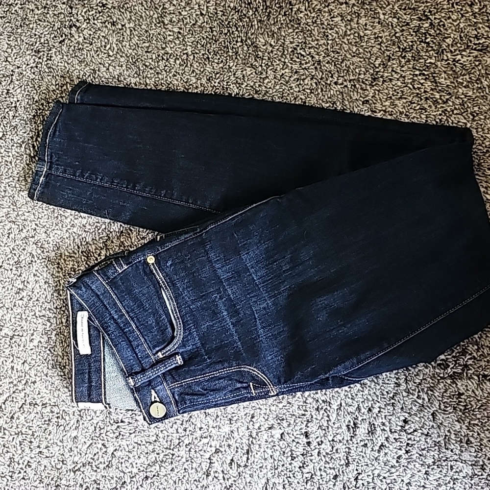 STUNNING FRAME DARK SKINNY LE SKINNY DE JEANNE JEANS - Picture 10 of 13